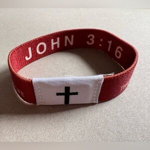 Wristband Cross & John 3:16 Bible Verse Nfc Bracelets Religious Daily Inspiratio